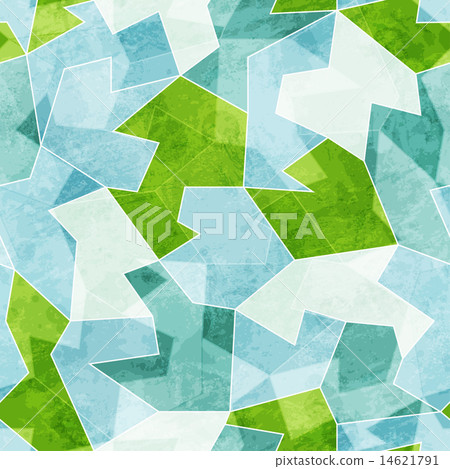 abstract blue mosaic seamless pattern 14621791