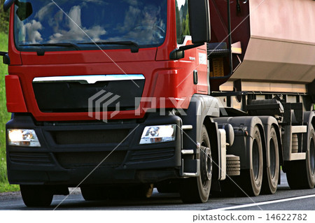 truck on the road 14622782