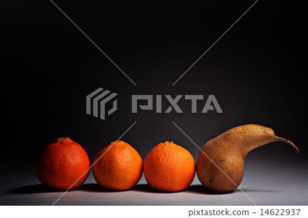 pears on a black background pears on a black background 14622937