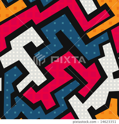 colorful geometric seamless pattern 14623351