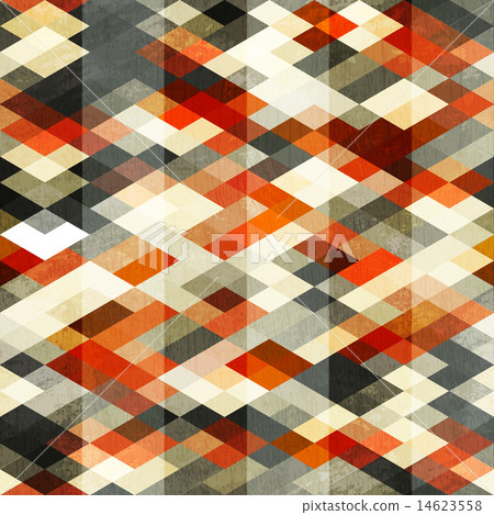 vintage red rhombus seamless pattern 14623558
