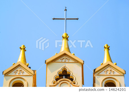 Suebnathitham church in Chiang Mai, Thailand. 14624201