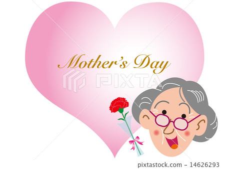 Mother's Day of Heart and Carnation Mother's Day of Heart and Carnation 14626293
