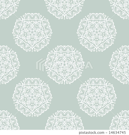 Orient Seamless Vector Pattern. Abstract Background 14634745