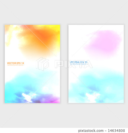 Vector water color cloud. Vector water color cloud. 14634808