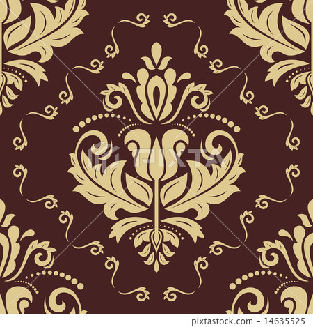 Orient Seamless Vector Pattern. Abstract Background 14635525