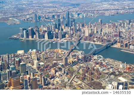 New York from plane height 14635530
