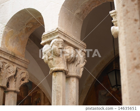 World Heritage Fortress City Dubrovnik Old Town Franciscan Monastery 14635651