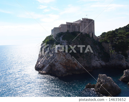 多夫羅夫尼克的Rovlijenat堡壘和亞得里亞海 14635652