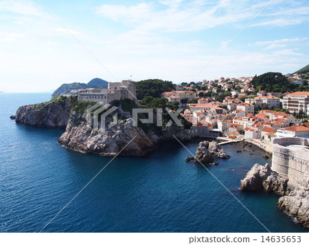 Dovrovnik's Rovlijenat Fortress and the Adriatic Sea 14635653
