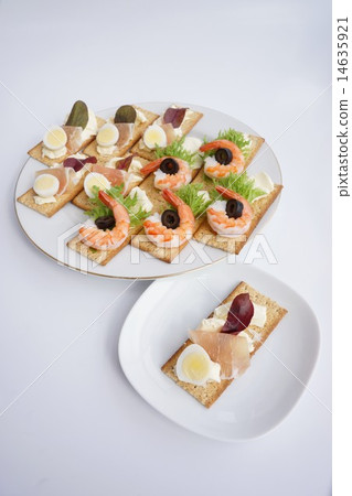 格雷厄姆餅乾canapé 14635921