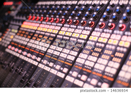 Sound, music console for dj or sound Director 14636934
