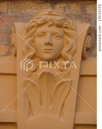 Architectural details of historic buildings. Italy 14638258