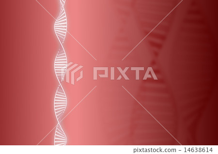 Spiral white _ Red background _ Three shadows 14638614