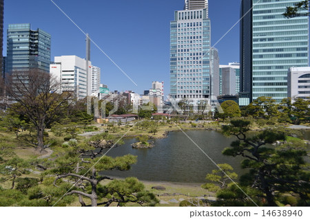 Old Shiba Rikyu Imperial Palace Garden (View from Oyama) 14638940