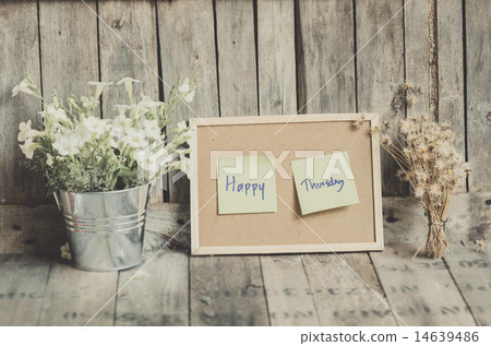 Vintage style effect Happy Thursday message Vintage style effect Happy Thursday message 14639486