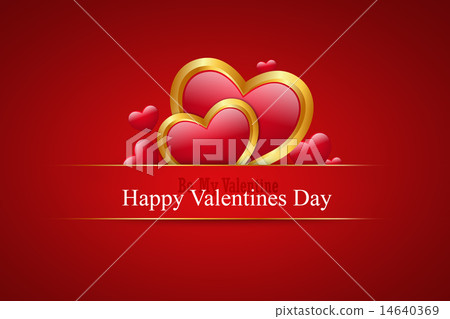 red love heart, valentines day concept 14640369