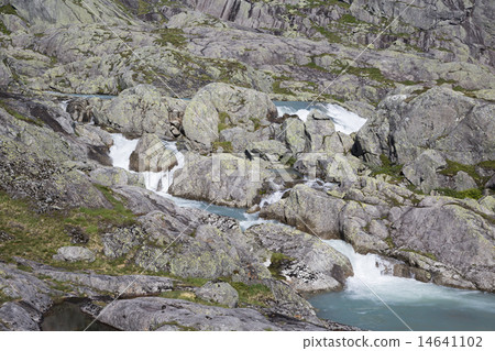 Waterfall in Folgefonna National Park (Norway) 14641102