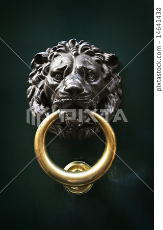 Antique door knocker, Rome Antique door knocker, Rome 14641438