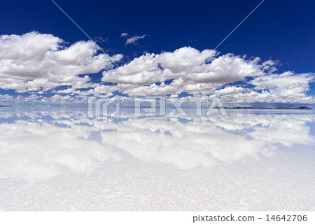 鏡湖的烏尤尼鹽湖 14642706