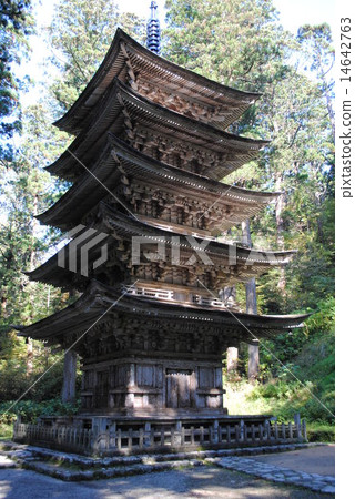 Haguroyama五層塔 14642763