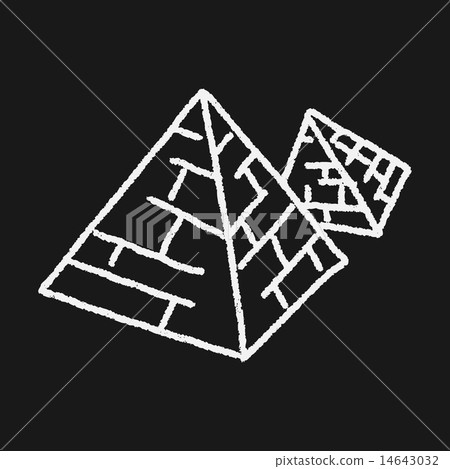 doodle pyramid doodle pyramid 14643032
