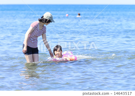 Swimming in the sea 14643517