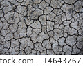 Background of dry cracked soil dirt or earth   14643767