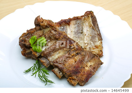 Roasted pork ribs Roasted pork ribs 14645499
