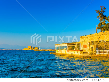 View of the port of Nafplio city in Greece 14647130