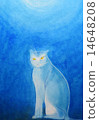 Moon and cat 14648208