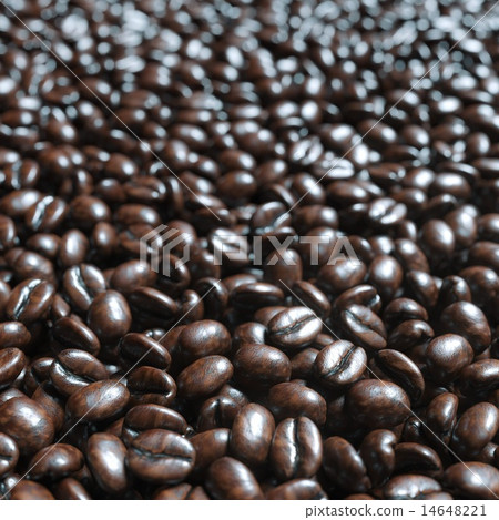 Food and drink background of roasted coffee beans 14648221