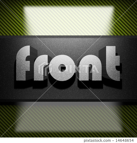 front word of iron on carbon 14648654