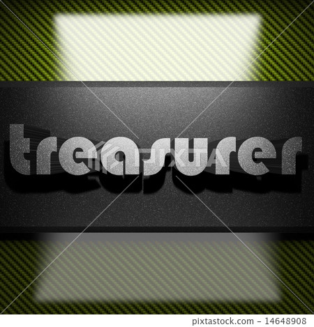 treasurer word of iron on carbon 14648908