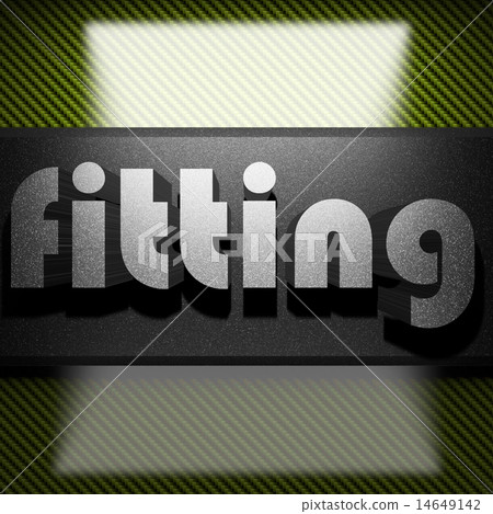 fitting word of iron on carbon 14649142