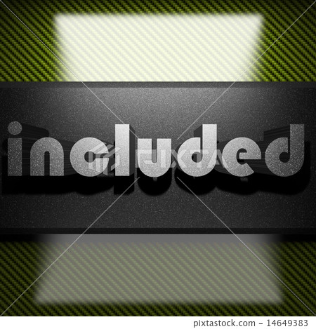 included word of iron on carbon - Stock Illustration [14649383] - PIXTA