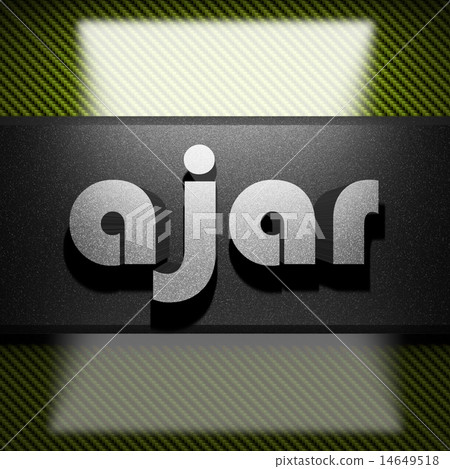 ajar word of iron on carbon 14649518