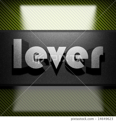 lever word of iron on carbon 14649623