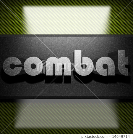 combat word of iron on carbon 14649714
