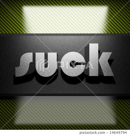 suck word of iron on carbon 14649794