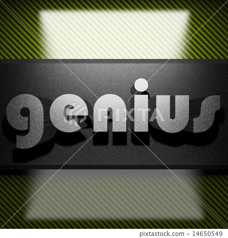 genius word of iron on carbon 14650549