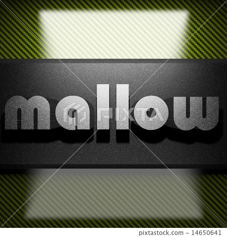 mallow word of iron on carbon 14650641