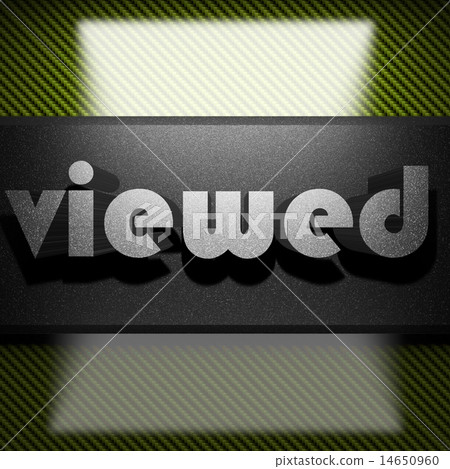 viewed word of iron on carbon 14650960