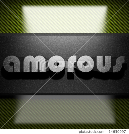 amorous word of iron on carbon 14650997