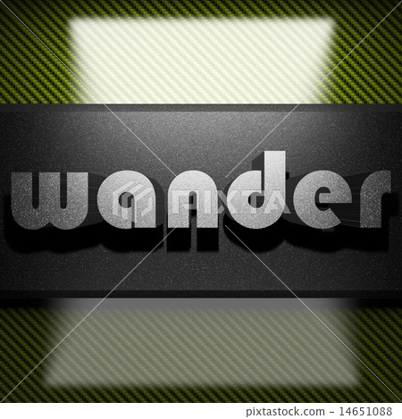 wander word of iron on carbon 14651088