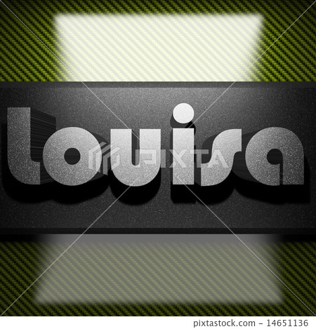 Louisa word of iron on carbon Louisa word of iron on carbon 14651136