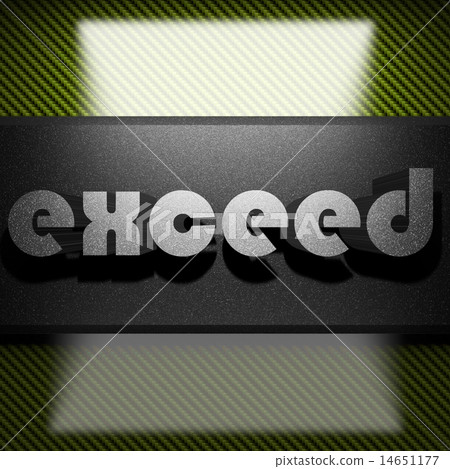 exceed word of iron on carbon 14651177