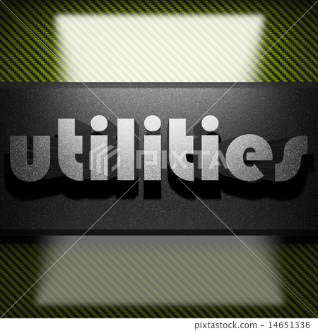utilities word of iron on carbon 14651336