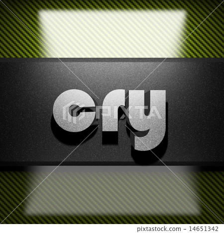 cry word of iron on carbon 14651342