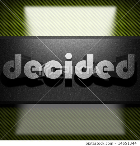 decided word of iron on carbon 14651344